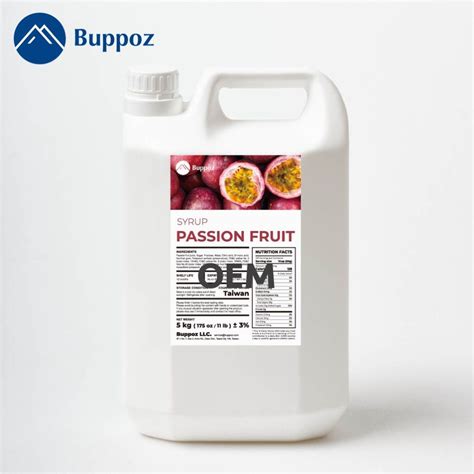 Passion Fruit Syrup Bubble Tea Wholesale Product 10000005489697 Passion