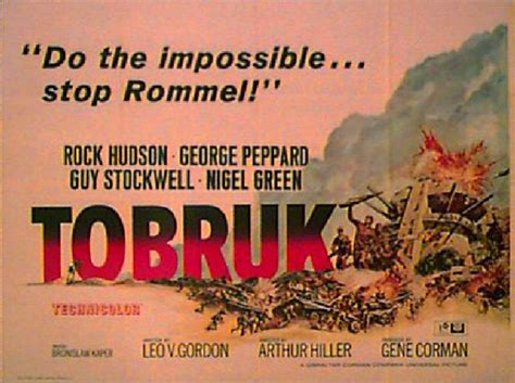Tobruk Original 1967 British Quad Movie Poster Posteritati Movie