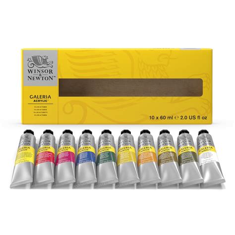 Winsor Newton Acr Lico Galeria Set Tubos Ml Portal Comercial