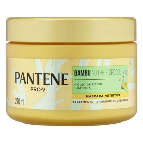 Mascara De Tratamento Pantene Pro V Bambu Nutre E Cresce 270mL