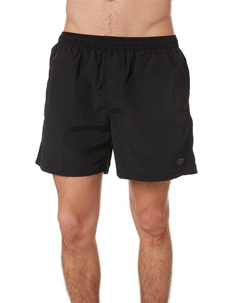 Stussy Nylon Big Mens Beachshort Black Surfstitch