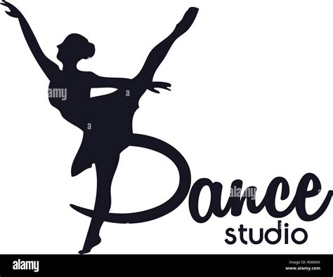 Logotipo Del Club De Baile Bailarina De Danza Logo Perfecto Para La