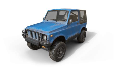 Compact old SUV - 3D Model by 3Dgonza