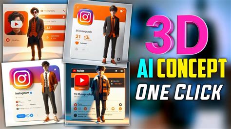 How To Create 3d Ai Social Media Boy Profile Editing Instagram Viral 3d Ai Profile Editing