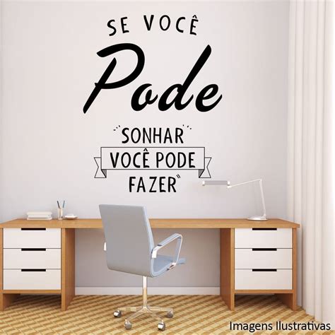 Adesivo Parede Frase Se Voce Pode Sonhar Voce Pode Fazer Walt Disney