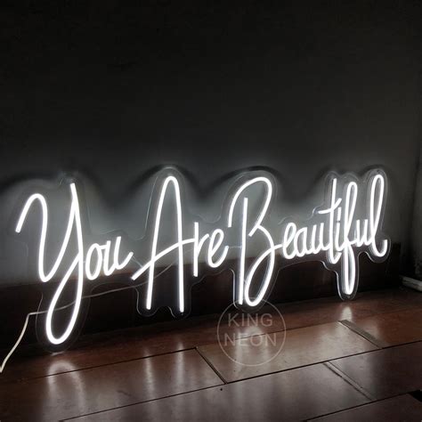 Wedding Neon Sign You Are Beautiful Party Garden Light Decor Etsy