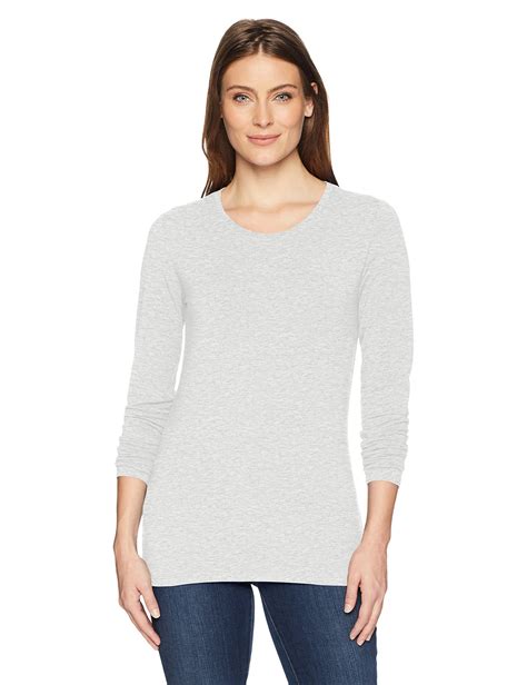 Amazon Essentials Classic Fit Long Sleeve Crewneck T Shirt In Light