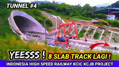 Slab Track Lagi Dk Rampung Siap Pemasangan Rel Kereta Cepat