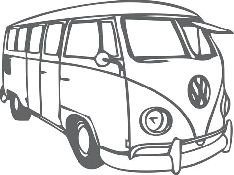 Volkswagen Beetle Volkswagen Type 2 Bus Van Png Download 25061885