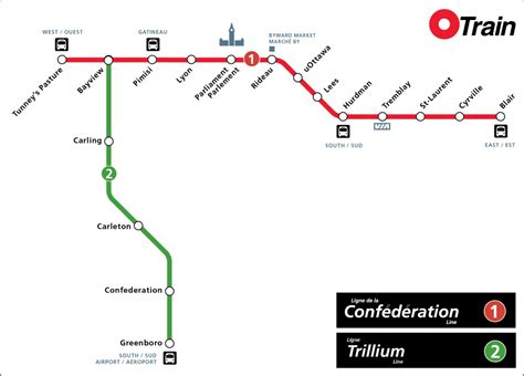 O Train Map Color 2018