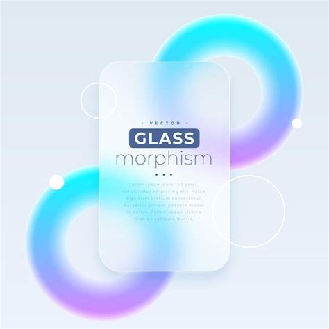 Frosted Glass Vector Designs