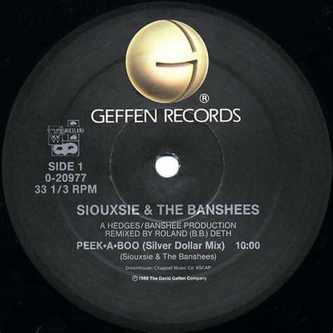 Siouxsie The Banshees Peek A Boo US Vinyl Pussycat Records