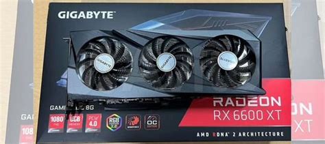 Видеокарта AMD Radeon RX 6600 XT Gigabyte Gaming O купить в Чебоксарах ...