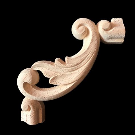 Aliexpress.com : Buy 10PCS Wood Carved Corner Onlay Applique Decor Furniture Craft Unpainted ...