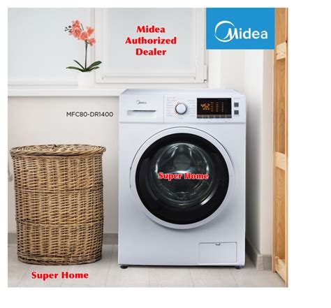 Midea Washer Dryer Mfc80 Dr1400 Combo 2 In 1 Washer 8kg And Dryer 6kg