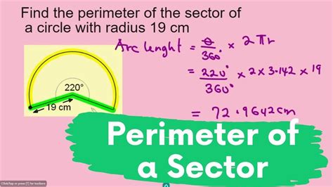 Circumference Of A Sector Formula Toriatgray