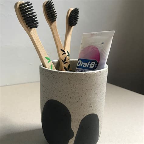 Ceramic Toothbrush Holder Etsy