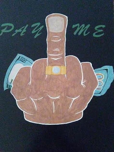 Fuck You Pay Me Painting By Le Greene Art Studios Fine Art America