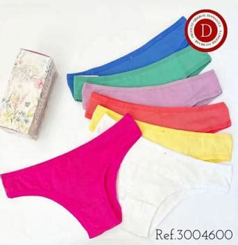 kit calcinhas Primavera de Cotton algodão DIAMANTES LINGERIE Calcinha