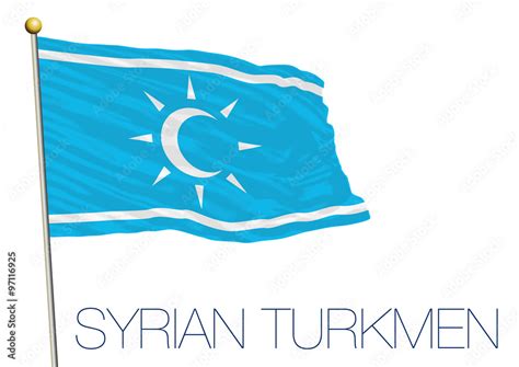 Syrian Turkmen Flag Stock Vector Adobe Stock