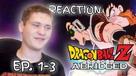 The Journey Of Anime Abridged Series Began Dragon Ball Z Abridged Episode 1 3 Reaction