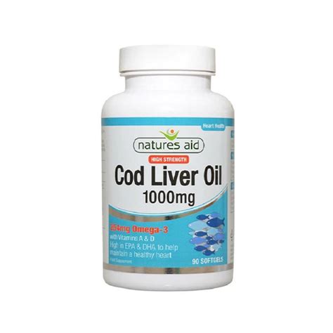 Buy Natures Aid Cod Liver Oil 1000mg Capsules With Vitamins A And D 90 Count Online Sunlife 1