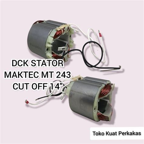 Jual Stator DCK Bantalan Armature Maktec MT 243 Mesin Cut Off 14in Di