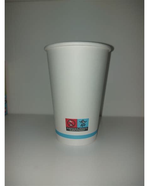 VASO CARTÓN BLANCO 480 ml 16 oz 1 000 Ud Caja