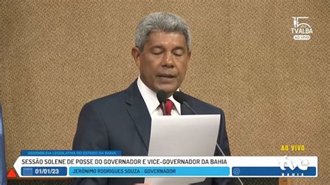 Jerônimo Rodrigues toma posse como governador da Bahia