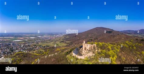 Luftaufnahme Schloss Auerbach Bergstraße Bensheim Hessen