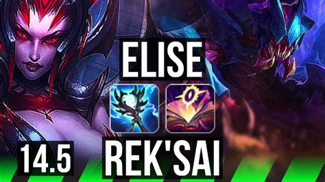 Elise Vs Rek Sai Jng Winrate Dominating Br Master