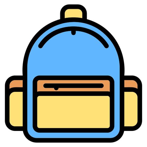 Backpack Generic Color Lineal Color Icon