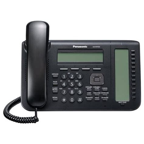 Panasonic KX NT553 IP Phone Black KX NT553X B