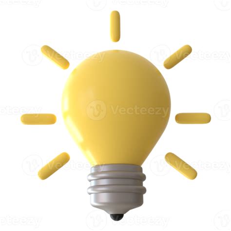 3d Light Bulb Png Transparent Background 24239950 Png