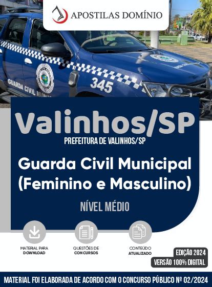 Apostila Prefeitura De Valinhos Sp