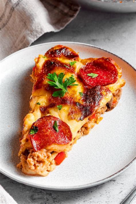 Crustless Pizza Almost Zero Carbs The Big Mans World