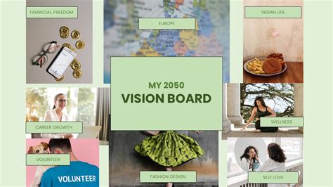 Editable Vision Board Templates In Powerpoint To Download