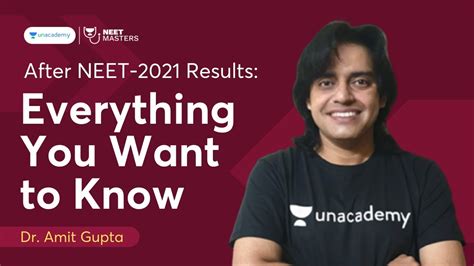 After Neet 2021 Results Everything You Want To Know Dr Amit Gupta