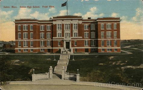 Salem High School Massachusetts Postcard