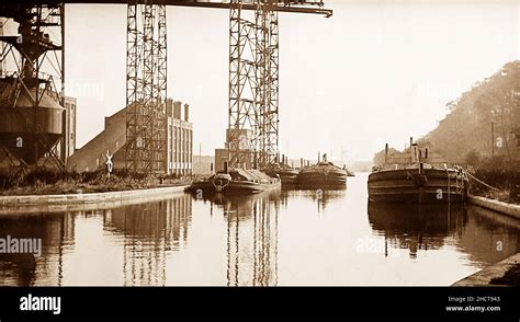 Leeds and Liverpool Canal near Redcote, early 1900s Stock Photo - Alamy