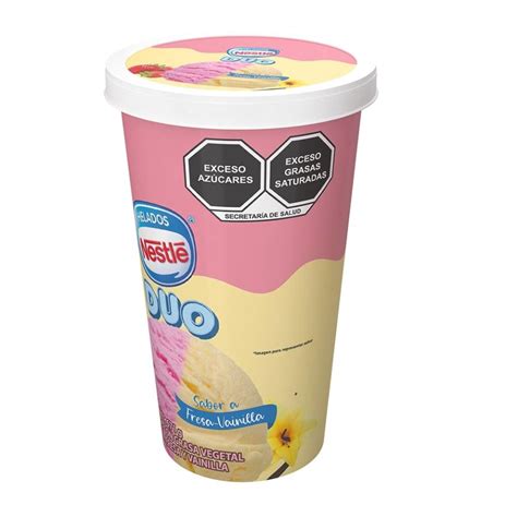 Helado Nestlé Duo Vainilla Fresa 671 G Walmart