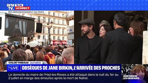 Retransmission des obsèques de Jane Birkin sur BFMTV Vidéo Dailymotion