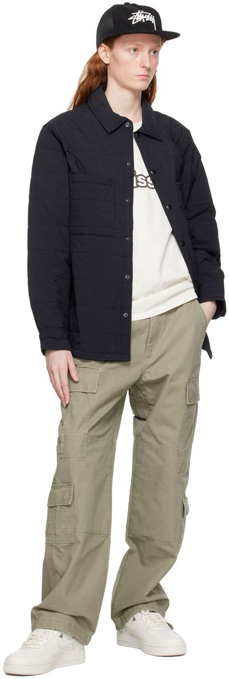 Stüssy Khaki Surplus Cargo Pants Stussy