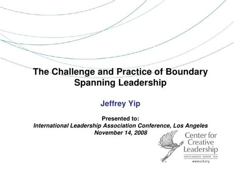 Boundary Spanning Leadership Jeff08