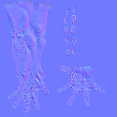 Hand Old Man Scary Hand 3d Model 21 Blend Fbx Unknown Obj Free3d