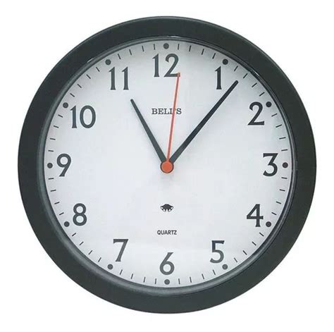 Reloj De Pared Redondo Plano Bells MercadoLibre