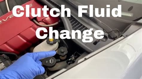 Clutch Fluid Change C6 Corvette Z06 Youtube