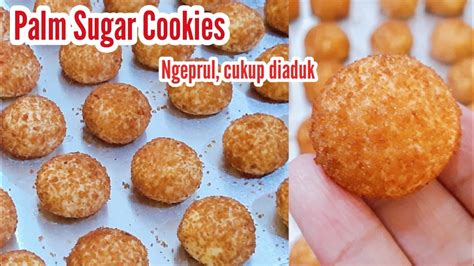 Palm Sugar Cookies Renyah Ngeprul Lumer 1 Telur Aja Nadiafatih