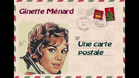 Ginette Ménard Une carte postale album Amour et Western 1970