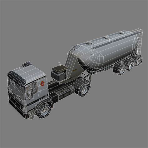 Tanker Truck 3d Model
